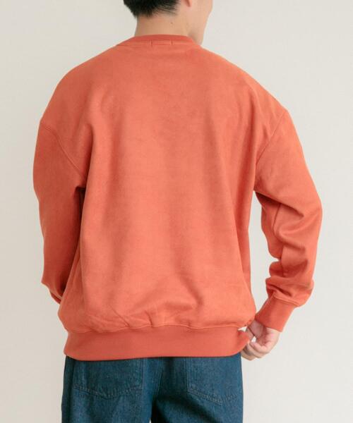 ITEMS URBANRESEARCH（アイテムズ アーバンリサーチ）の「裏フリースフェイクスウェード プルオーバー（その他トップス・メンズ・ブラック/アイボリー/レッド/ブルー・LARGE/MEDIUM）」の7枚目の写真