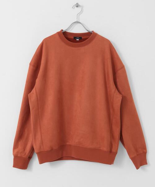 ITEMS URBANRESEARCH（アイテムズ アーバンリサーチ）の「裏フリースフェイクスウェード プルオーバー（その他トップス・メンズ・ブラック/アイボリー/レッド/ブルー・LARGE/MEDIUM）」の9枚目の写真