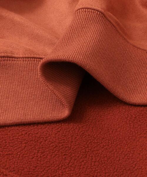 ITEMS URBANRESEARCH（アイテムズ アーバンリサーチ）の「裏フリースフェイクスウェード プルオーバー（その他トップス・メンズ・ブラック/アイボリー/レッド/ブルー・LARGE/MEDIUM）」の12枚目の写真