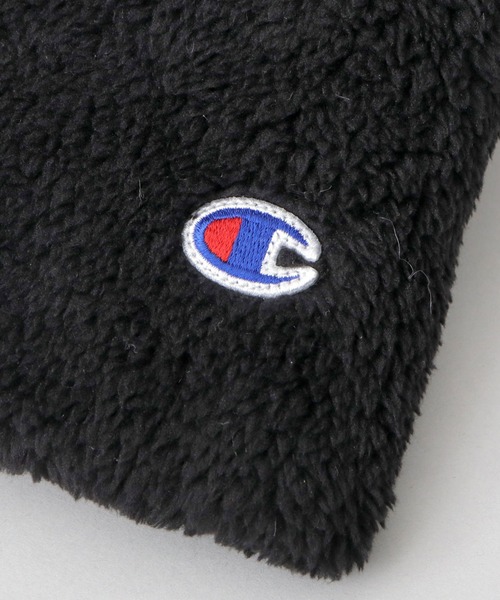 Champion（チャンピオン）の「たっぷりボリューム ファーフリース 裏ボア ネックウォーマー（ネックウォーマー/スヌード・メンズ・オフホワイト/ブラック・FREE）」の14枚目の写真