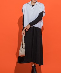 VICKY（ビッキー）の「【LOYAL LIGHT】ニットベスト付ワンピース《手洗い可能》（ワンピース）」