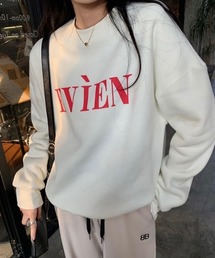 EVIENロゴプリントトレーナー