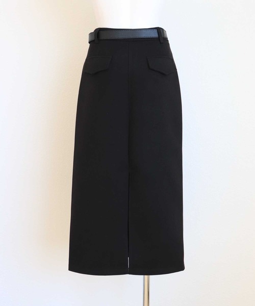 OSYAREVO（オシャレボ）の「ベルト付き ミモレ丈 スカート（スカート・レディース・ブラウン/チャコール/ブラック・LARGE/MEDIUM）」の18枚目の写真