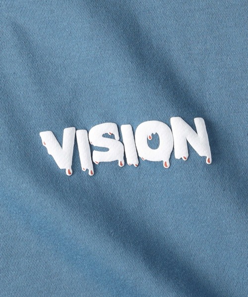 VISION STREET WEAR(ヴィジョンストリートウェア)の「【VISION STREET】別注 ゴーストプリントクルースウェット(スウェット・メンズ・ホワイト/ダークグレー/ブルー/グレー・L/M/XL)」の10枚目の写真