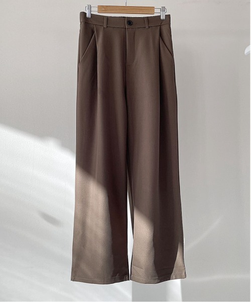 ibeul_(イベール)の「タックワイドパンツ(その他パンツ・レディース・ブラック/ブラウン・L/XL/S/M)」の7枚目の写真