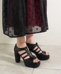 厚底センタージップサンダル　8890835