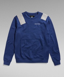 G-STAR | FLIGHT DECK SWEATER/ミリタリーディテールポケットスウェット(スウェット)