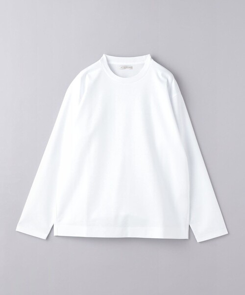 UNITED ARROWS（ユナイテッドアローズ）の「ポンチ ロングスリーブ Tシャツ デオドランド -抗菌防臭-（Tシャツ/カットソー・メンズ・ホワイト/ライトグレー/ブラック・S/M/L/XL）」の11枚目の写真