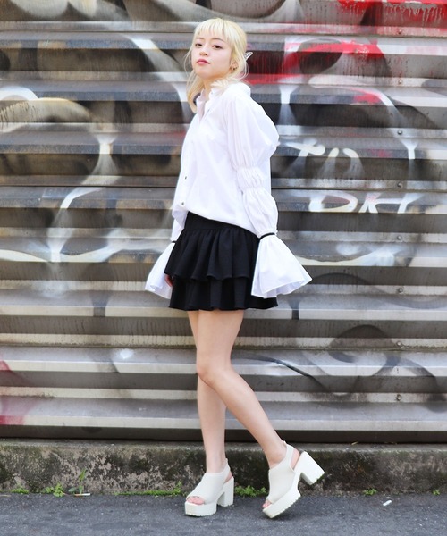 EVOL(イーボル)の「【EVOL】ニット厚底サンダル IW5320(サンダル・レディース・ブラック/アイボリー・S/M/L/LL)」の17枚目の写真