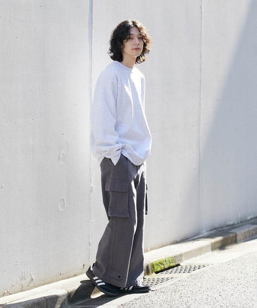 JUNRED(ジュンレッド)の「ユーロミリタリーカーゴフレアパンツ(カーゴパンツ・メンズ・ブラック/チャコールグレー/オフホワイト・L/M/S)」の18枚目の写真