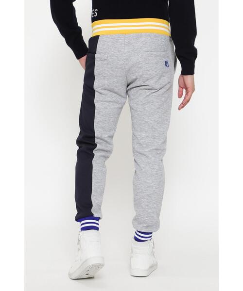 PEARLY GATES】ドライMIX裏毛ジョガーパンツ ＜カレッジロゴ＞