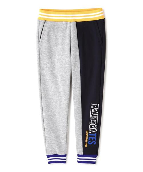 PEARLY GATES】ドライMIX裏毛ジョガーパンツ ＜カレッジロゴ＞