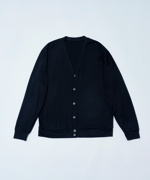 DUNLOP REFINED(ダンロップリファインド)の「【DUNLOP REFINED】SUPER100’S 2/72WOOL WASHABLE CARDIGAN(カーディガン/ボレロ・メンズ・チャコール/ブラック/ベージュ・M/L/XL)」の4枚目の写真