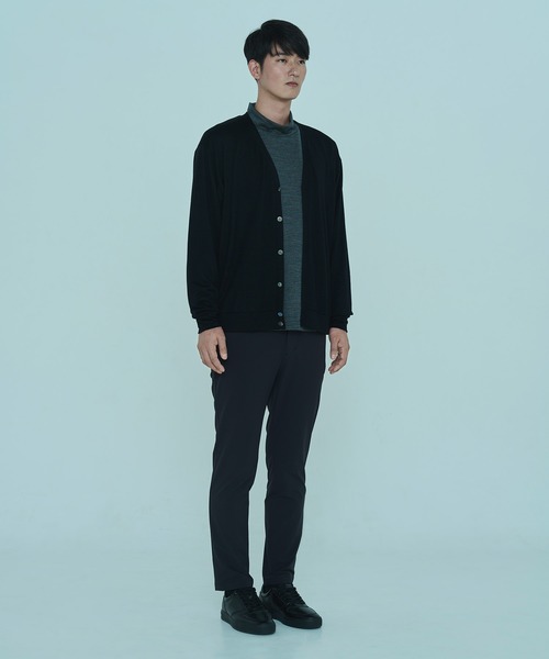 DUNLOP REFINED(ダンロップリファインド)の「【DUNLOP REFINED】SUPER100’S 2/72WOOL WASHABLE CARDIGAN(カーディガン/ボレロ・メンズ・チャコール/ブラック/ベージュ・M/L/XL)」の14枚目の写真