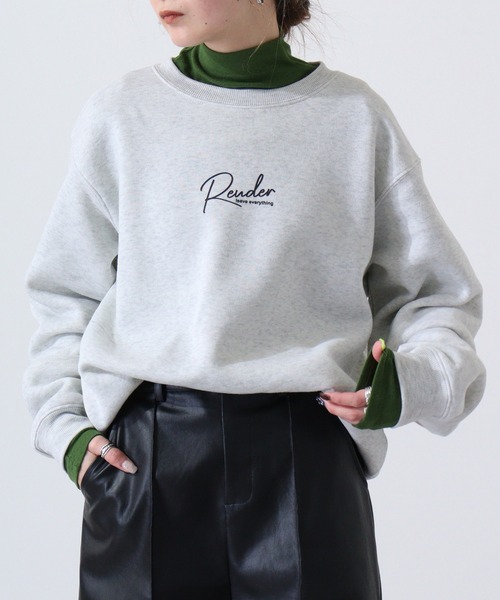 FUNALIVE(ファンアライブ)の「ロゴプリント スウェットクルー裏起毛(スウェット・メンズ・ホワイト系その他2/スミクロ/ライトブラック/ブルー/ブラック系その他2/ブラック/ホワイト/サックスブルー・M/LL/L)」の3枚目の写真