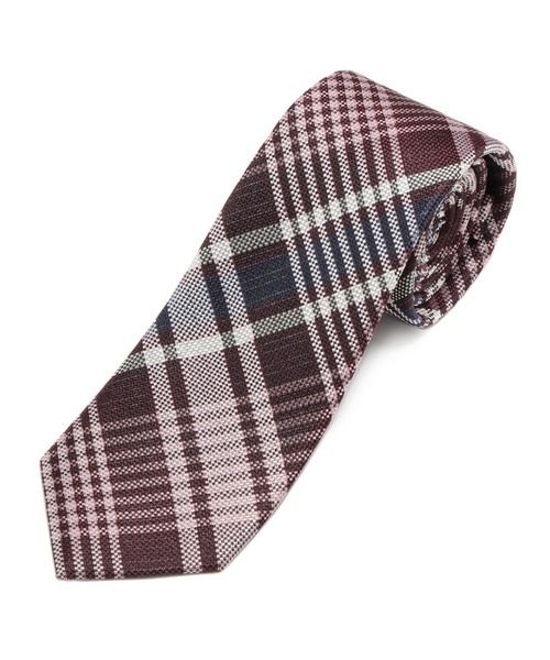 TOKYO SHIRTS（トウキョウシャツ）の「絹100% ベーシックナロータイ（ネクタイ・メンズ・ワイン系1/ブルー系その他/ネイビー系2/ワイン系/チャコールグレー/ネイビー系/ネイビー系3/レッド/パープル/ネイビー系1・FREE）」の10枚目の写真