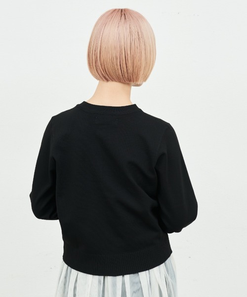 MERLOT（メルロー）の「オーガンジーリボンカーディガン（カーディガン/ボレロ・レディース・ナチュラル/レッド/ブラック・FREE）」の22枚目の写真