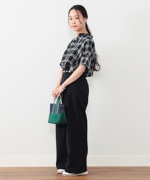 BEAMS BOY（ビームスボーイ）の「リネン チェック スタンド