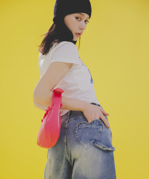 BITTER CELLS（ビターセルズ）の「【BITTER CELLS】プリントTシャツ（Tシャツ/カットソー・レディース・ブラック/ピンク/ホワイト・S/L）」の18枚目の写真