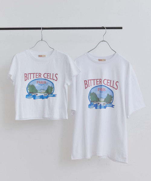 BITTER CELLS（ビターセルズ）の「【BITTER CELLS】プリントTシャツ（Tシャツ/カットソー・レディース・ブラック/ピンク/ホワイト・S/L）」の22枚目の写真