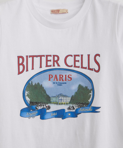 BITTER CELLS（ビターセルズ）の「【BITTER CELLS】プリントTシャツ（Tシャツ/カットソー・レディース・ブラック/ピンク/ホワイト・S/L）」の13枚目の写真