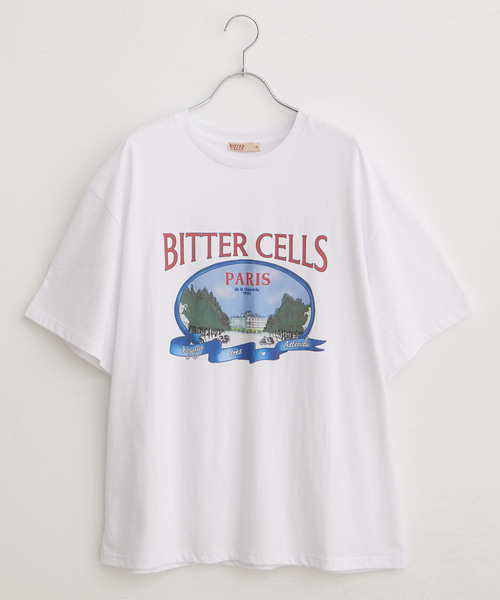 BITTER CELLS（ビターセルズ）の「【BITTER CELLS】プリントTシャツ（Tシャツ/カットソー・レディース・ブラック/ピンク/ホワイト・S/L）」の17枚目の写真