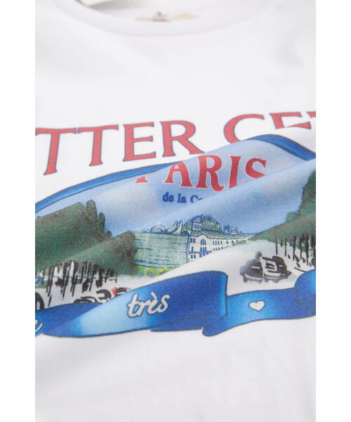 BITTER CELLS（ビターセルズ）の「【BITTER CELLS】プリントTシャツ（Tシャツ/カットソー・レディース・ブラック/ピンク/ホワイト・S/L）」の4枚目の写真