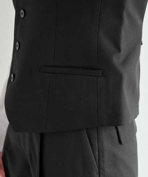 ROPE' PICNIC（ロペピクニック）の「ブライトシリーズ/ノーカラーベスト/セットアップ対応（ベスト・レディース・ブラック/ベージュ/ネイビー・38）」の11枚目の写真