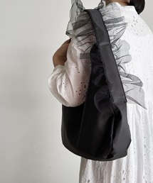 AT CREATION（アットクリエイション）の「EM:AT CREATION スコピエンショルダー チュールショルダーバッグ（ショルダーバッグ）」