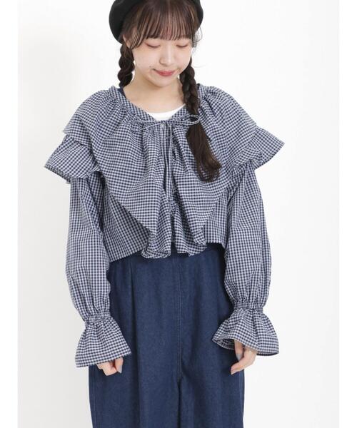 ぽろん様専用☆新品☆サマンサモスモス☆前立てレースブラウス＊オズ