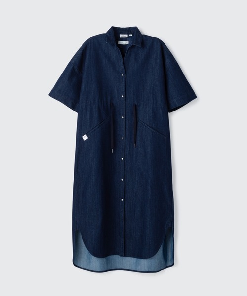 WILD THINGS(ワイルドシングス)の「【WILDTHINGS/ワイルドシングス】 デニムワンピース | DENIM ONEPIECE(ワンピース・レディース・ワンウォッシュ/ブルー系その他・S/M)」の2枚目の写真