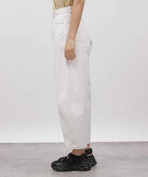 LAKOLE（ラコレ）の「カーブシルエットカツラギパンツ/ 112094（その他パンツ・レディース・オフホワイト/チャコールグレー・SMALL/MEDIUM/LARGE）」の20枚目の写真