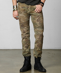 Denim & Supply Ralph Lauren | スリムフィット キャモ バイカー ジーンズ(デニムパンツ)