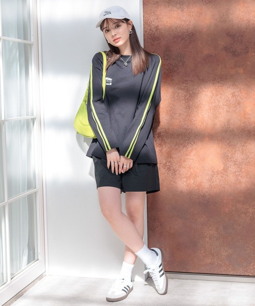 RAGEBLUE(レイジブルー)の「2タック/ナイロンハーフパンツ(チノパンツ・レディース・ブラック・FREE)」の6枚目の写真