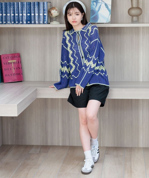 RAGEBLUE(レイジブルー)の「2タック/ナイロンハーフパンツ(チノパンツ・レディース・ブラック・FREE)」の3枚目の写真