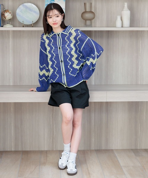 RAGEBLUE(レイジブルー)の「2タック/ナイロンハーフパンツ(チノパンツ・レディース・ブラック・FREE)」の4枚目の写真