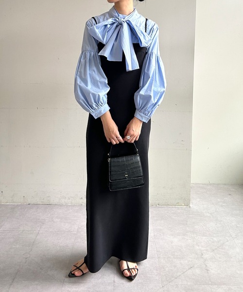 SHENERY（シーナリー）の「ボウタイボリュームブラウス（シャツ