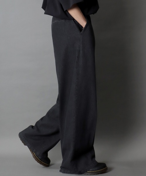 SITRY（シトリー）の「1Tuck Wide Straight Denim Pants/1タック ワイド ストレート デニムパンツ（デニムパンツ・メンズ・ブルー系その他/ブラック/サックスブルー/ブラック系その他/ブラック系その他2・M/L/S）」の14枚目の写真