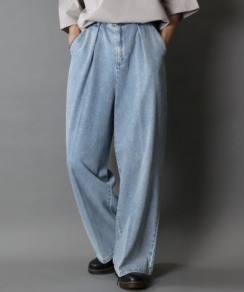 【ミルク】1tuck straight pants lapiis Techno Stretch Twill Stanton Pant | Lafayette 148 New York