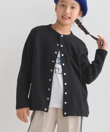 OMNES | キッズ 裏毛スウェット パールドットカーディガン(カーディガン/ボレロ)