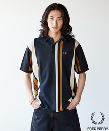 FRED PERRY for JOURNAL STANDARD / ストライプピケ ポロシャツ