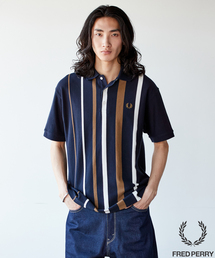FRED PERRY for JOURNAL STANDARD / ストライプピケ ポロシャツ