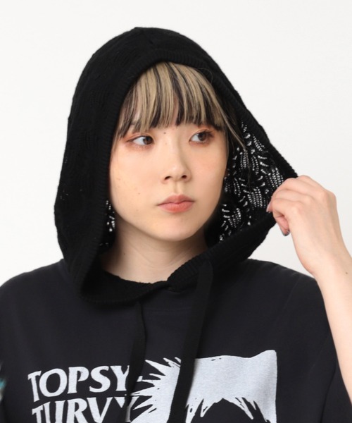 RNA（アールエヌエー）の「K2676 うずまきノースリフーディー（タンクトップ・レディース・ブラック/ピンク/ホワイト・MEDIUM）」の11枚目の写真