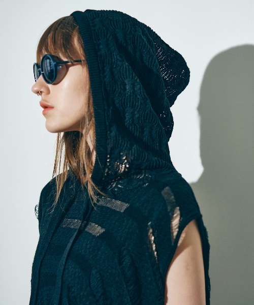 RNA（アールエヌエー）の「K2676 うずまきノースリフーディー（タンクトップ・レディース・ブラック/ピンク/ホワイト・MEDIUM）」の21枚目の写真