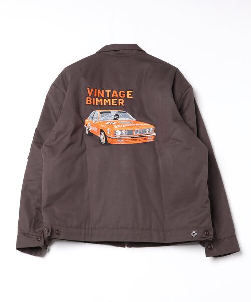 Vintage Bimmer(ヴィンテージビマー)の「Jagermeister Mechanics Jacket (Embroidered and Designed in Los Angeles)(ブルゾン・メンズ・ブラウン・L)」の2枚目の写真