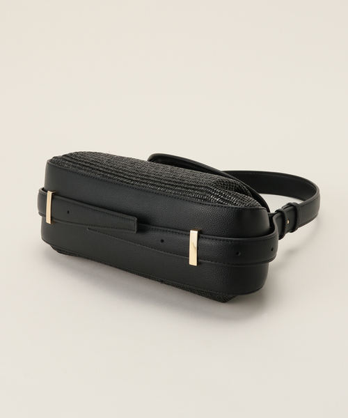 LE TALON（ルタロン）の「LE VERNIS/ル・ベルニ FOSSETE BAG234‐211‐512（ショルダーバッグ・レディース・ベージュ/ブラック・FREE）」の5枚目の写真