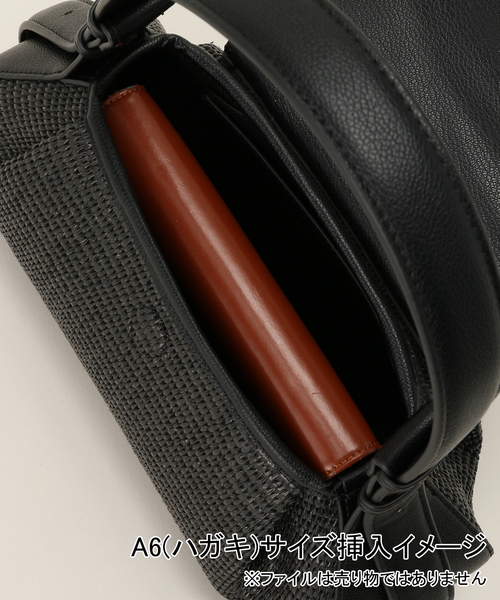 LE TALON（ルタロン）の「LE VERNIS/ル・ベルニ FOSSETE BAG234‐211‐512（ショルダーバッグ・レディース・ベージュ/ブラック・FREE）」の9枚目の写真