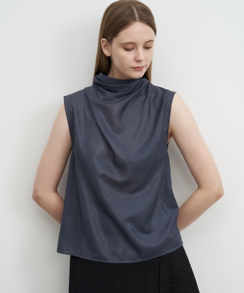 【ELOOPS】シアーカウルネックノースリーブトップス（その他トップス）｜ELOOPS（イーループス）