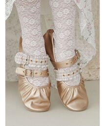 merry jenny | checkベルトバレエシューズ(バレエシューズ)