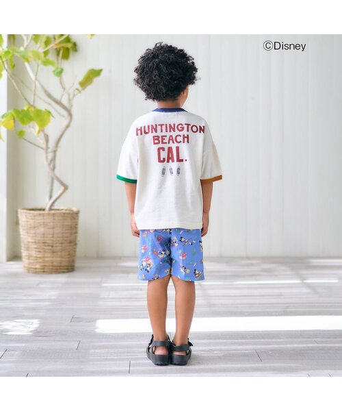 F.O.KIDS(エフオーキッズ)の「4色2柄リンガーTee(Tシャツ/カットソー・キッズ・オレンジ/パープル/カーキ/アイボリー・110/100/95/90/80/150/140/130/120)」の6枚目の写真